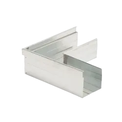 External Corner Square Galvanized 100X75X0.4mm