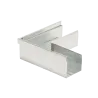 Corner Internal Galvanized Square 100X75X0.4mm