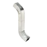 Gutter Galvanized Square Offset Crimped 600mm