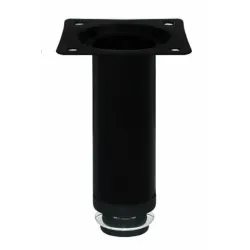 Leg Round D30 X Ht 100mm Bk,  - Cashbuild