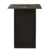 Leg Square 50 X 50 X H100mm Black,  - Cashbuild