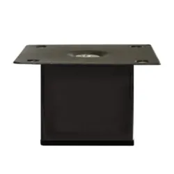 Leg Square 50 X 50 X H50mm Black,  - Cashbuild