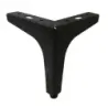 Leg Steel Black Ht 130mm,  - Cashbuild