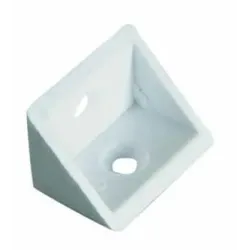 Corner Bracket 15 X 15mm White,  - Cashbuild