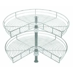 Carousel D710mm Corner 2 Shelf Cp,  - Cashbuild