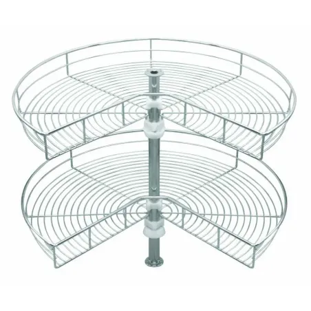 Carousel D710mm Corner 2 Shelf Cp,  - Cashbuild