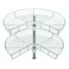 Carousel D710mm Corner 2 Shelf Cp,  - Cashbuild