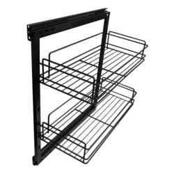 Pull Out Storage Unit Width 300mm Black,  - Cashbuild