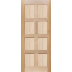 Door Wood Champion 8 Panel Flat,  - Cashbuild
