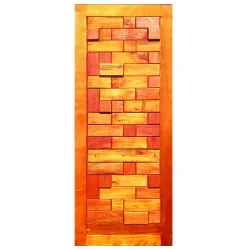Door Wood Rustic Gold Std, THE GREEN DOOR - Cashbuild