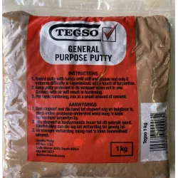 Glazing Putty Teak 1Kg,  - Cashbuild