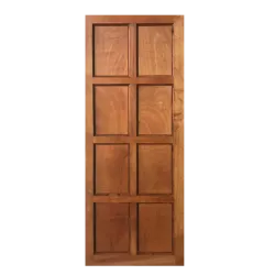 Wooden Door 8 Panel Mixed Timber,  - Cashbuild