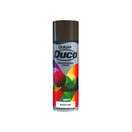Dulux Duco Spray Paint 300ml Black Limo