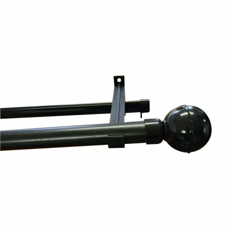 25mm Pole Curtain Track - 2.5M (Black)