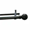 25mm Pole Curtain Track - 2.5M (Black)