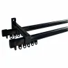 Black Curtain Track Double 1.5M