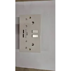 Socket Com 16A 3P Std 2G Swithched With 2Xusb Watford