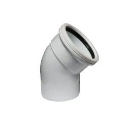 Soil & Vent Bend 110mm X 45Deg Plain SABS