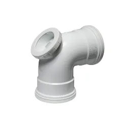 Soil & Vent Bend 110mm X 90 Deg Inspection Hole SABS