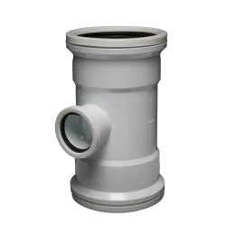 Soil & Vent Junction SABS Red Plain 90Deg 110mm