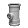 Soil & Vent Junction SABS Red Plain 90Deg 110mm