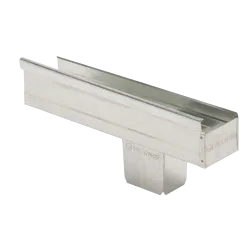 Gutter Galvanized Square Stop End Square Outlet,  - Cashbuild