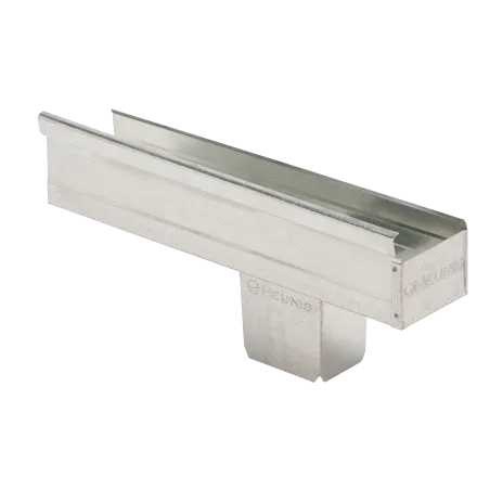 Gutter Galvanized Square Stop End Square Outlet,  - Cashbuild