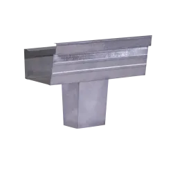 Gutter Galvanized Square With Square Outlet,  - Cashbuild