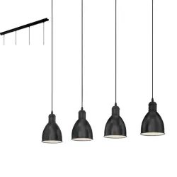 Pendant Priddy 4Lt Black 975mm El,  - Cashbuild