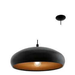 Pendant Mogano 1 Lt Black Cop 400mm El,  - Cashbuild