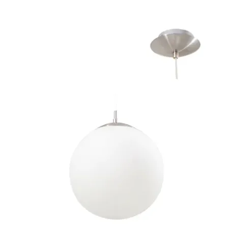 Pendant Rondo Satin Chrome 200mm El,  - Cashbuild