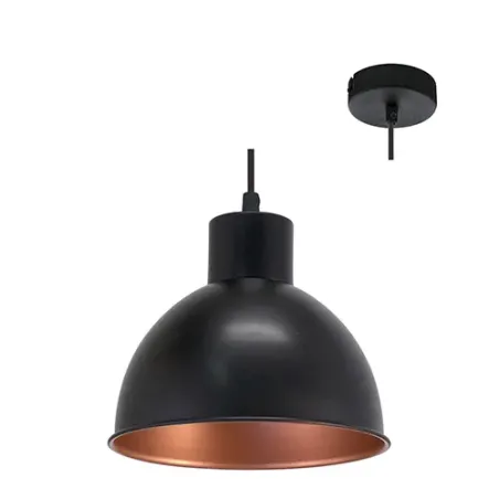 Pendant Truro 1 Lt Black Cop El,  - Cashbuild