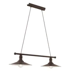 Pendant Stockbury 2Lt Antiq Brn 800mm El,  - Cashbuild