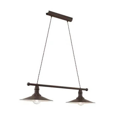 Pendant Stockbury 2Lt Antiq Brn 800mm El,  - Cashbuild