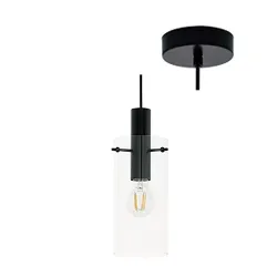 Pendant Montefino 1Lt Black 110mm El,  - Cashbuild