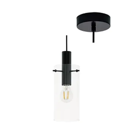Pendant Montefino 1Lt Black 110mm El,  - Cashbuild