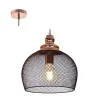 Pendant Mesh Matt Blk Cop 280mm Rad,  - Cashbuild
