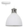 Pendant Steel Wht Satin Nickel 330mm Rd,  - Cashbuild