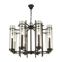 Chandelier Alberto Brown 8X40W Rd,  - Cashbuild