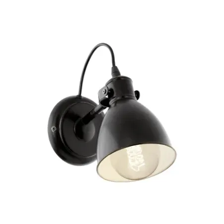 Wall Light Priddy Black El,  - Cashbuild