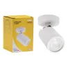 Spotlight 1Lt Sur Mount Gu10 Wht Rd,  - Cashbuild