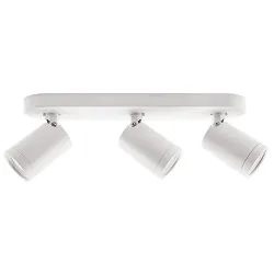 Spotlight 3Lt Bar Surface Gu10 Wht Rd,  - Cashbuild