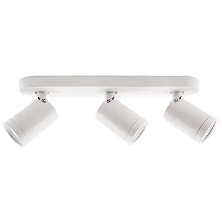 Spotlight 3Lt Bar Surface Gu10 Wht Rd,  - Cashbuild