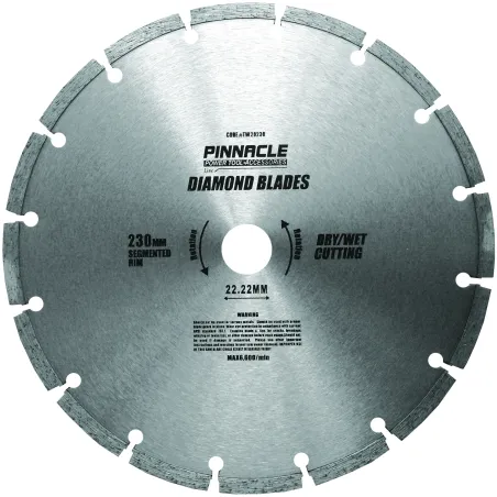 Diamond Blade Segmented 230mm Pinnacle