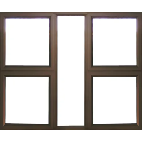 Window Frame Aluminium P4Tt1818 Bronze,  - Cashbuild