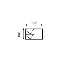 Window Frame Aluminium Ptt1812 Bronze Clear Left Hand,  - Cashbuild