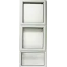 Window Frame Aluminium Ptt615 Natural Clear Left Hand,  - Cashbuild
