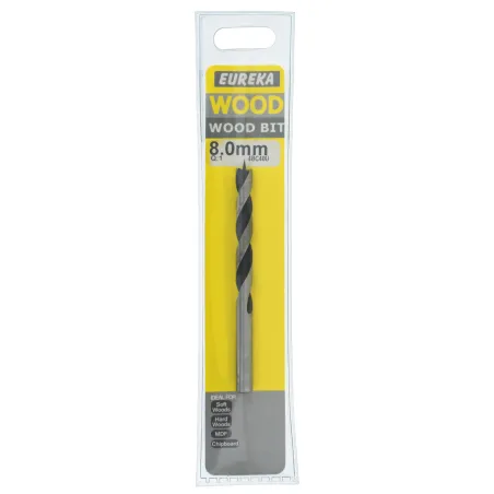 Eureka Drill Bit Wood High Speed 8.0mm Quantity:1