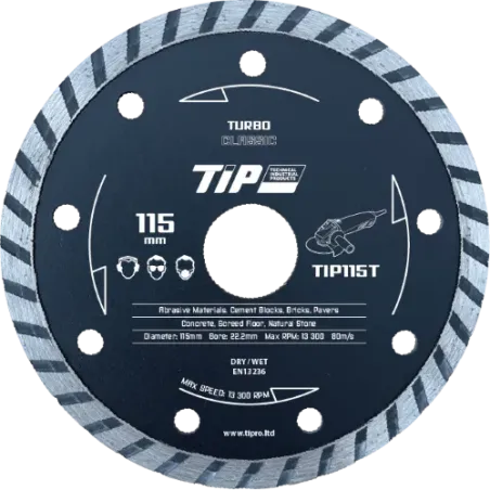 Diamond Blade Turbo Tip 115mm