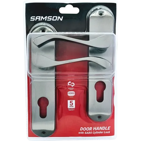 Samson Lock packet set Sabs Cyl Carlo 8" Sn/Bn,  - Cashbuild